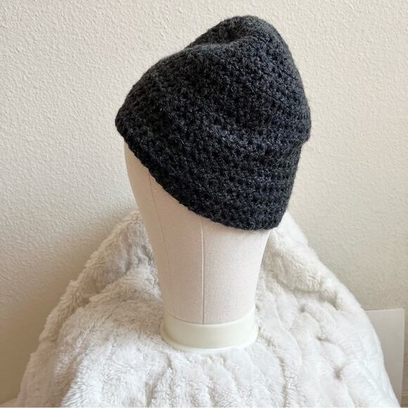 Handmade Crochet Beanie In Grey.--DA6 - Picture 6 of 7